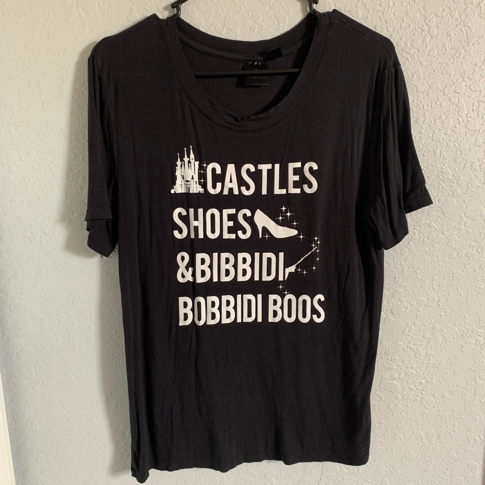 Castles, shoes, and bibbidi bibbidi boos! Tee!